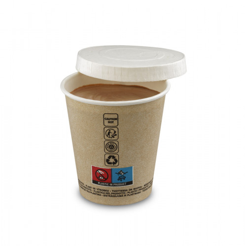Tasses à café jetables 180 ml, 50 Pièce/s, Blanc - Vaisselle jetable