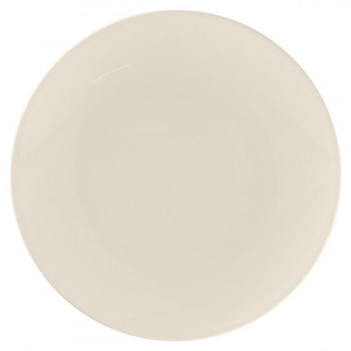 Assiette coupe plate rond blanc porcelaine bone china Ø 23 cm Bravura Rak