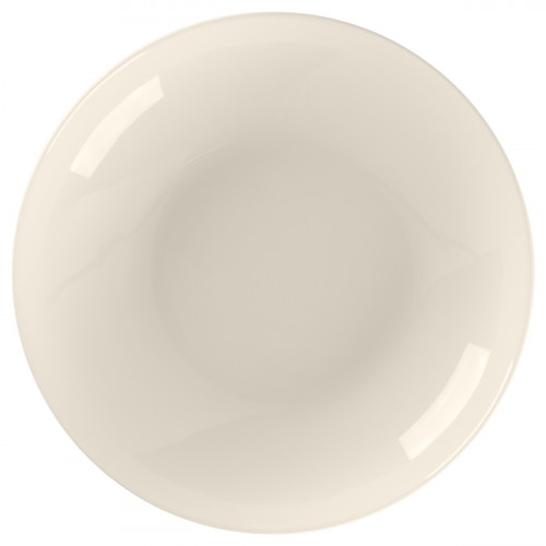 Assiette coupe creuse rond blanc porcelaine bone china Ø 25,4 cm Bravura Rak