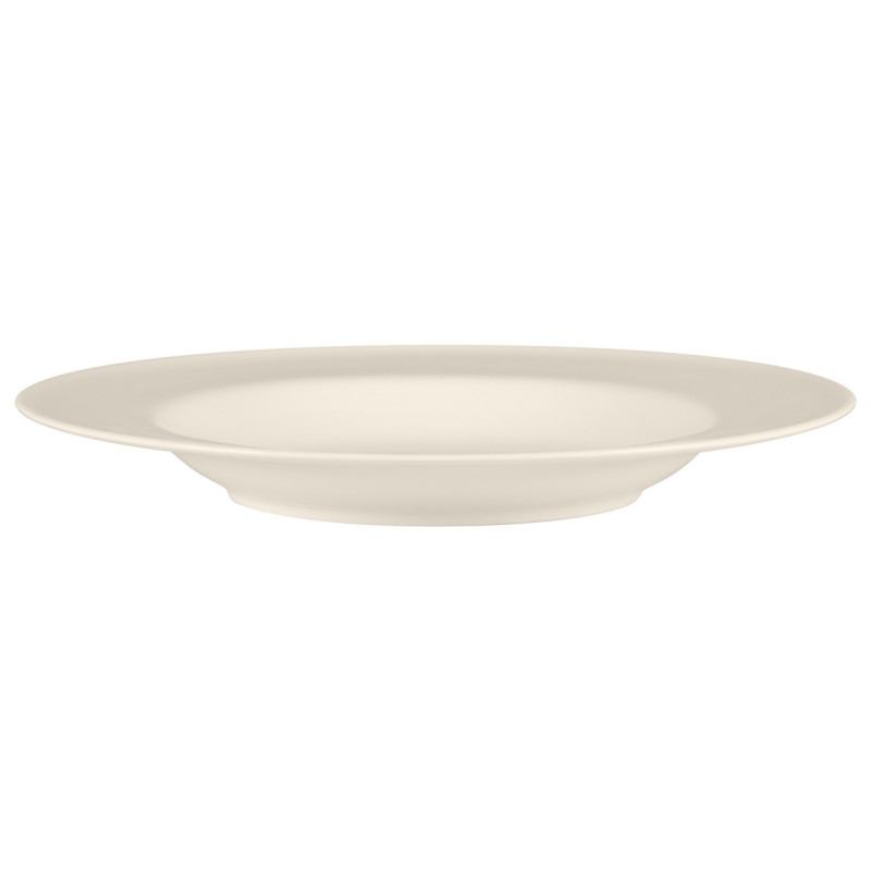 Assiette creuse rond ivoire porcelaine bone china Ø 28 cm Bravura Rak