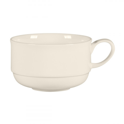 Tasse à café / thé rond blanc porcelaine bone china 19,5 cl Ø 8,6 cm Bravura Rak
