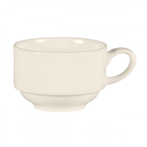 Tasse à expresso empilable rond blanc porcelaine bone china 6,7 cl Ø 6,3 cm Bravura Rak