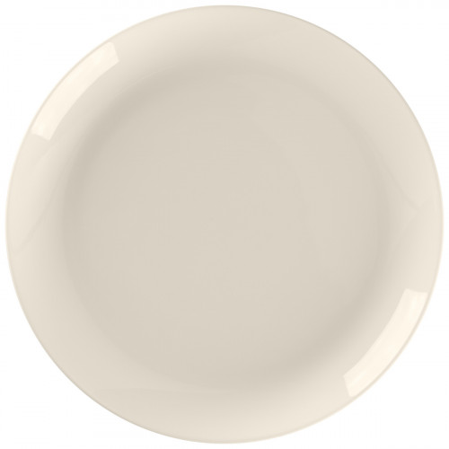 Assiette coupe plate rond blanc porcelaine bone china Ø 23,8 cm Fedra Rak