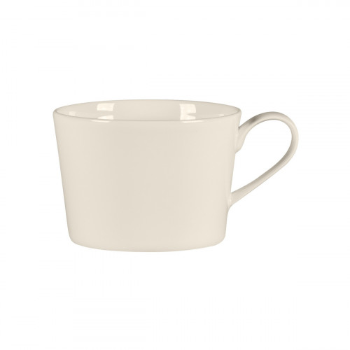 Tasse à café / thé rond blanc porcelaine bone china 23,7 cl Ø 8,9 cm Fedra Rak