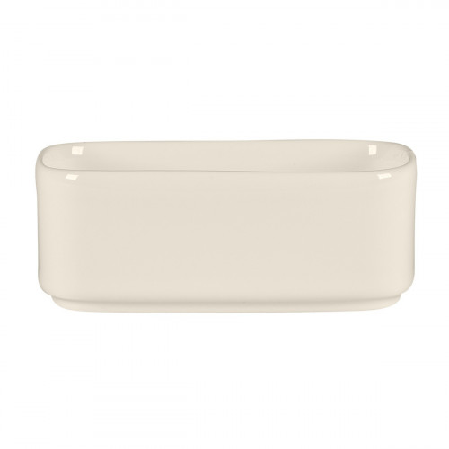 Sucrier pour sachets rond blanc porcelaine bone china 21 cl 11 cm Fedra Rak