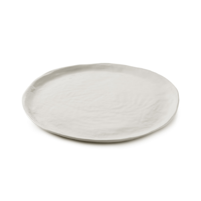 Assiette plate Blanc albâtre porcelaine Ø 26,5 cm Yli Revol