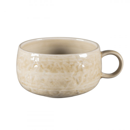 Tasse à déjeuner rond vanilla porcelaine vitrifiée 41 cl Ø 11 cm Krush Rak