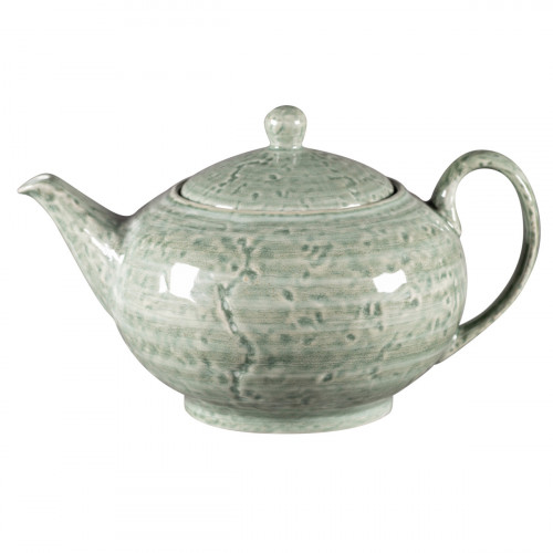 Théière avec couvercle rond Sage porcelaine vitrifiée 120 cl Ø 16,2 cm Krush Rak