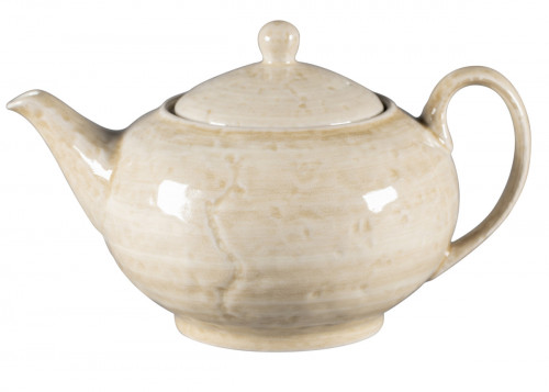 Théière avec couvercle rond porcelaine vitrifiée 120 cl Ø 16,2 cm Krush Rak