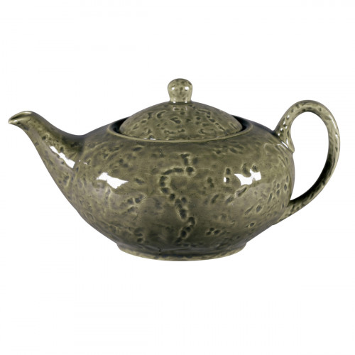 Théière avec couvercle steel porcelaine vitrifiée 60 cl Ø 13,8 cm Krush Rak