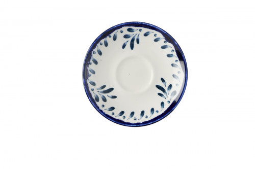 Sous tasse rond Ink porcelaine vitrifiée Ø 15,6 cm Harvest Mediterranean Dudson