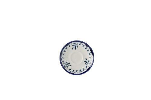 Sous tasse rond terracotta porcelaine vitrifiée Ø 11,8 cm Harvest Mediterranean Dudson