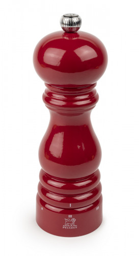 Moulin à poivre droit Rouge passion Ø 5,9 cm 18 cm Paris Peugeot Saveurs
