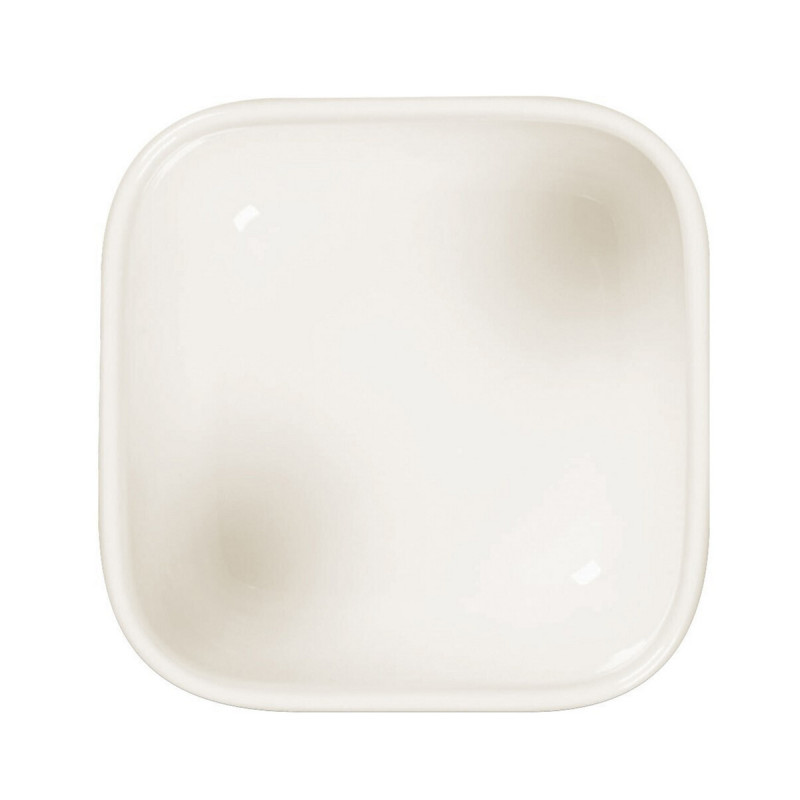 Sucrier carré blanc porcelaine 23 cl 8 cm Fractal Rak