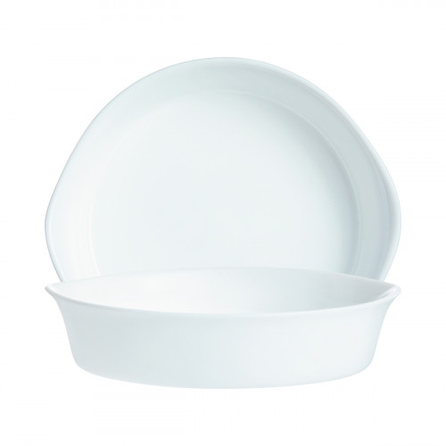 Plat rond blanc verre opal Ø 14 cm Smart Cuisine Luminarc