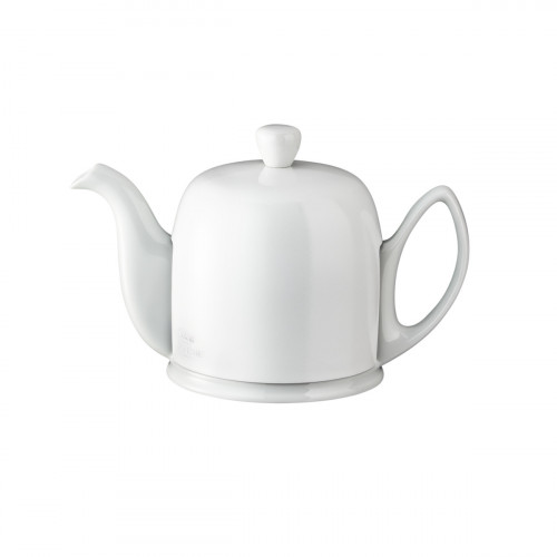 Théière avec couvercle blanc porcelaine Salam Degrenne