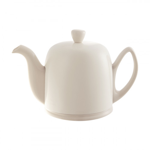 Théière avec couvercle rose porcelaine Salam Degrenne