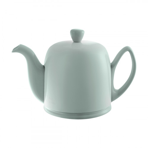 Théière avec couvercle vert porcelaine Salam Degrenne