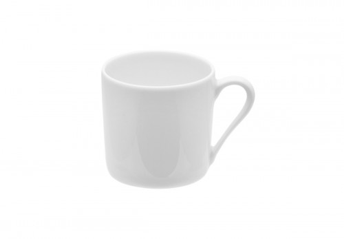Tasse à café rond blanc porcelaine 10 cl Ø 8 cm L' Fragment Degrenne