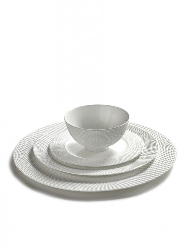 Bol rond blanc porcelaine Ø 12 cm Nido Serax