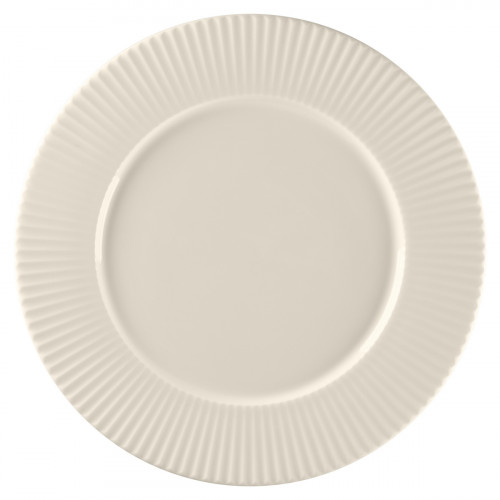 Assiette plate rond blanc porcelaine bone china Ø 29,2 cm Spectra Rak