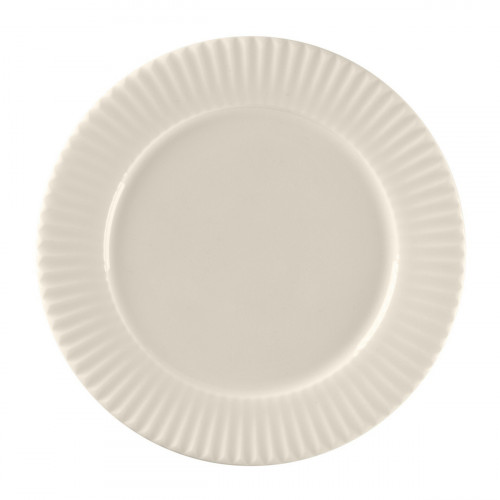 Assiette plate rond blanc porcelaine bone china Ø 16 cm Spectra Rak