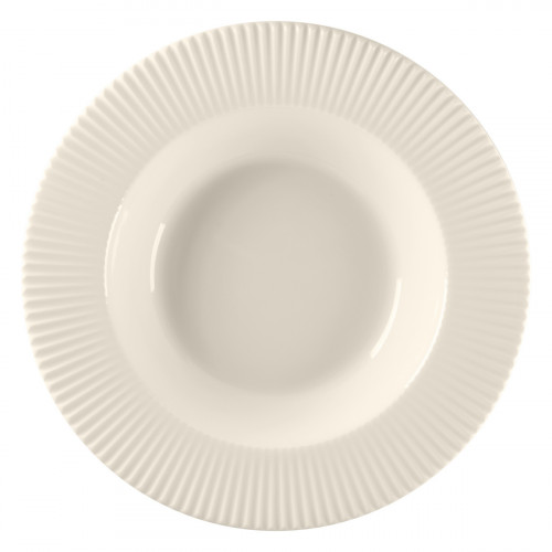 Assiette creuse rond blanc porcelaine bone china Ø 30,9 cm Spectra Rak