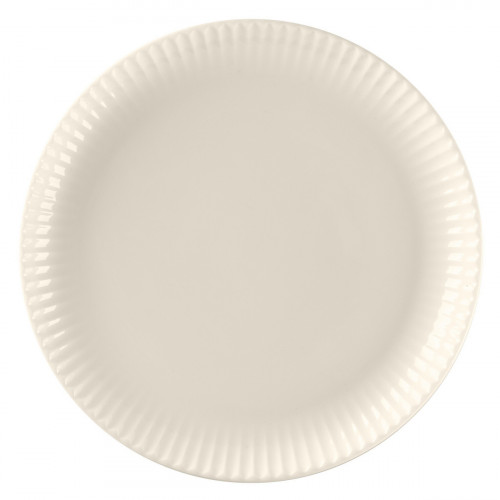 Assiette coupe plate rond blanc porcelaine bone china Ø 17,9 cm Spectra Rak