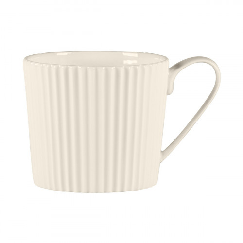 Mug rond blanc porcelaine bone china 43,5 cl Ø 9,6 cm Spectra Rak