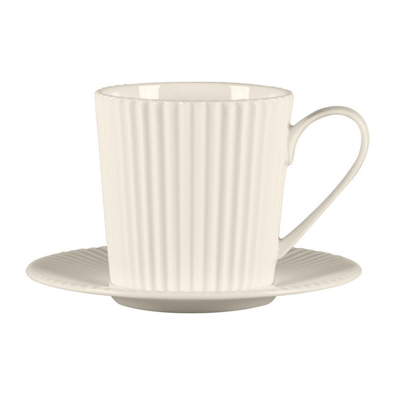 Mug rond blanc porcelaine bone china 32 cl Ø 8,5 cm Spectra Rak