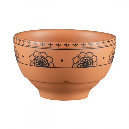 Bol à céréales rond Tero Décor Alexandria porcelaine 63 cl Ø 13,5 cm Earth Rak