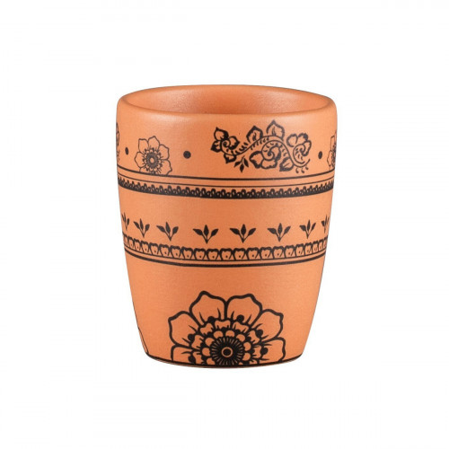 Tasse à espresso rond Tero Décor Alexandria porcelaine 9 cl Ø 5,8 cm Earth Rak