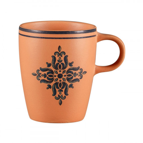 Tasse à thé rond Tero Décor Ostia porcelaine 23 cl Ø 7,3 cm Earth Rak