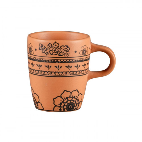 Tasse à espresso rond Tero Décor Alexandria porcelaine 9 cl Ø 5,8 cm Earth Rak