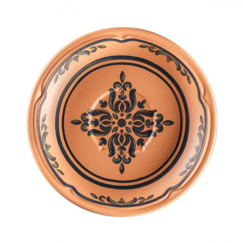 Sous tasse à espresso rond Tero Décor Ostia porcelaine Ø 13 cm Earth Rak