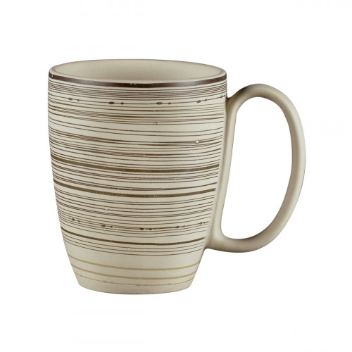 Mug rond Argila Décor Larissa porcelaine 30 cl Ø 8 cm Earth Rak