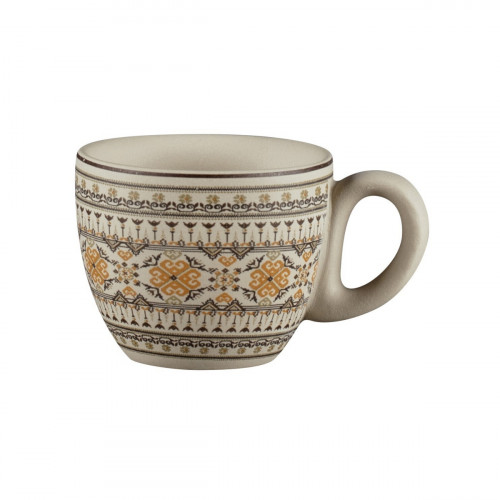 Tasse à espresso rond Argila Décor Genoa porcelaine 8 cl Ø 6,5 cm Earth Rak