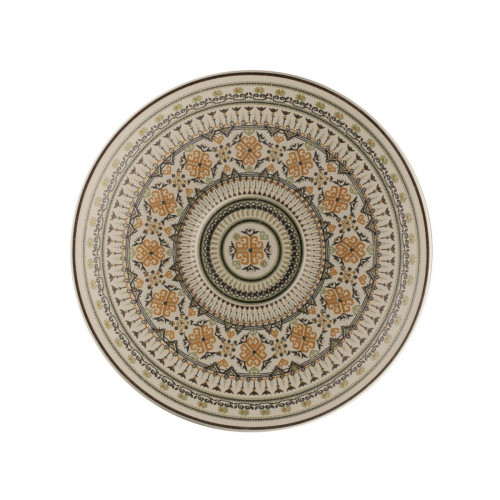 Sous tasse à espresso rond Argila Décor Genoa porcelaine Ø 12,5 cm Earth Rak