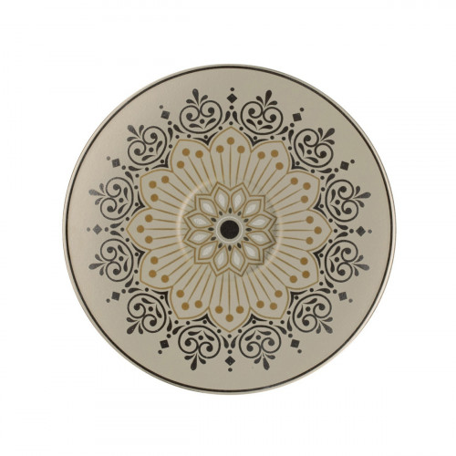 Sous tasse à espresso rond Argila Décor Cartagena porcelaine Ø 12,5 cm Earth Rak