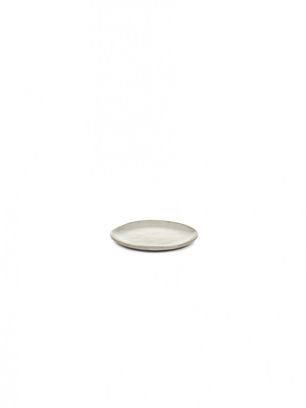 Assiette coupe plate rond écru grès émaillé Ø 11,5 cm La Mère Serax