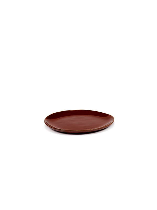 Assiette coupe plate rond Venetian red grès émaillé Ø 18 cm La Mère Serax