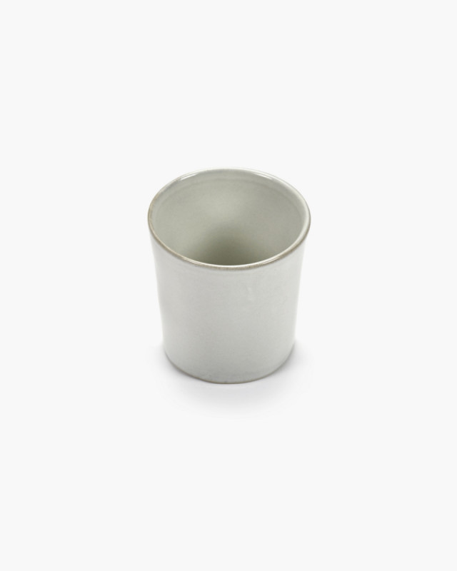 Tasse à café sans anse rond écru grès émaillé 13 cl Ø 7 cm La Mère Serax