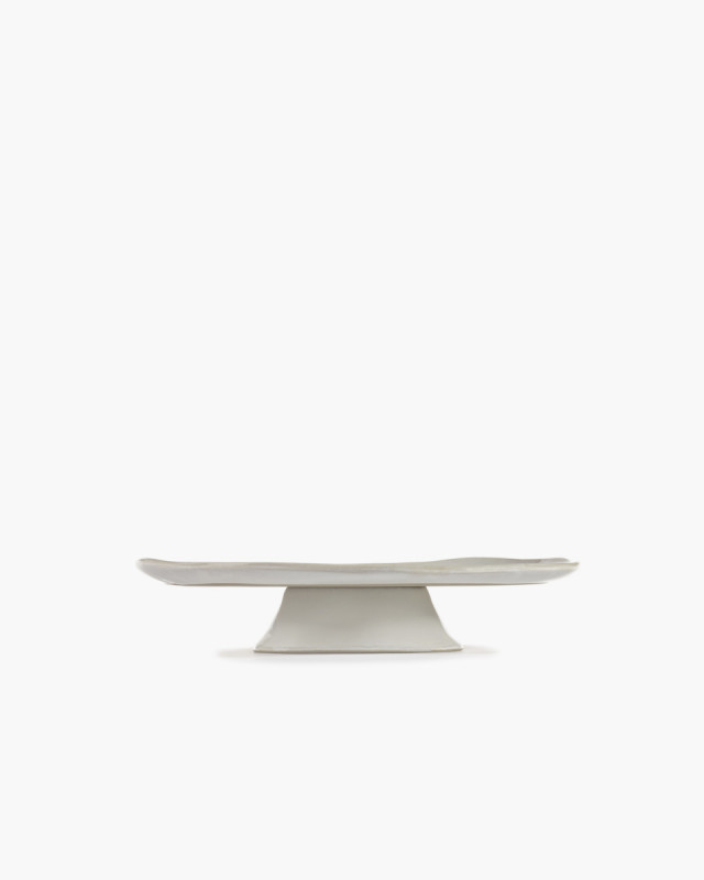 Assiette de présentation rond écru grès émaillé 30,5x30,5 cm La Mère Serax