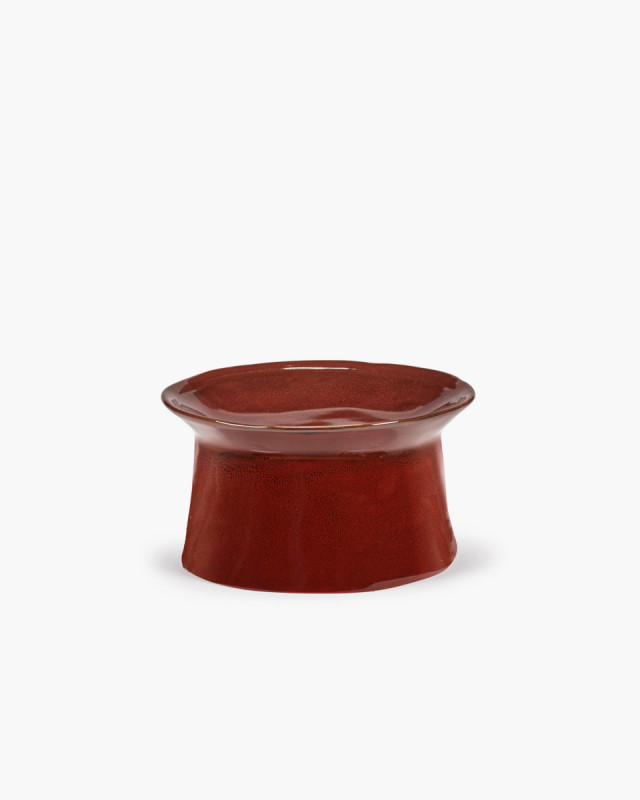 Assiette plate surélevée rond Venetian red grès émaillé Ø 19,5 cm La Mère Serax