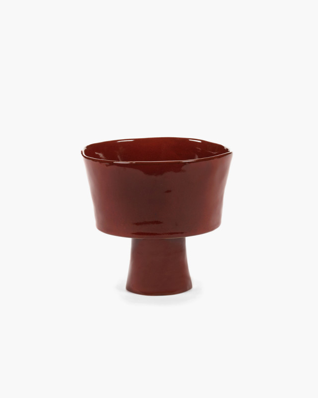 Bol de présentation rond Venetian red grès émaillé Ø 18 cm La Mère Serax