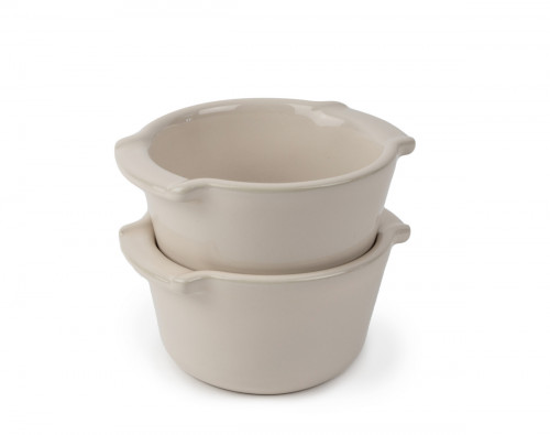 Plat à four rond écru porcelaine Ø 11 cm Appolia Peugeot Saveurs