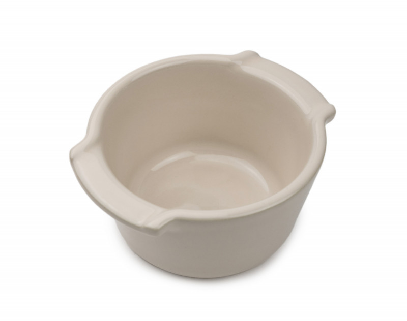 Plat à four rond écru porcelaine Ø 11 cm Appolia Peugeot Saveurs