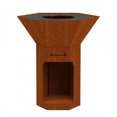 Brasero acier 80,3x80,3x102,3 cm Nestor Barbecook