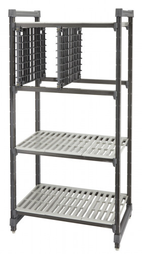 Support de stockage universel pour rayonnage plastique 54 kg 7 niveaux Basics Plus Cambro