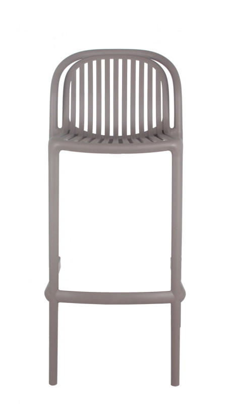 Tabouret de bar de terrasse taupe 104x52x49 cm Oman